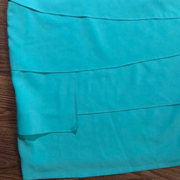 Calvin Klein Ruffled Sleeveless Sheath Dress 2 - Picture 2 of 7